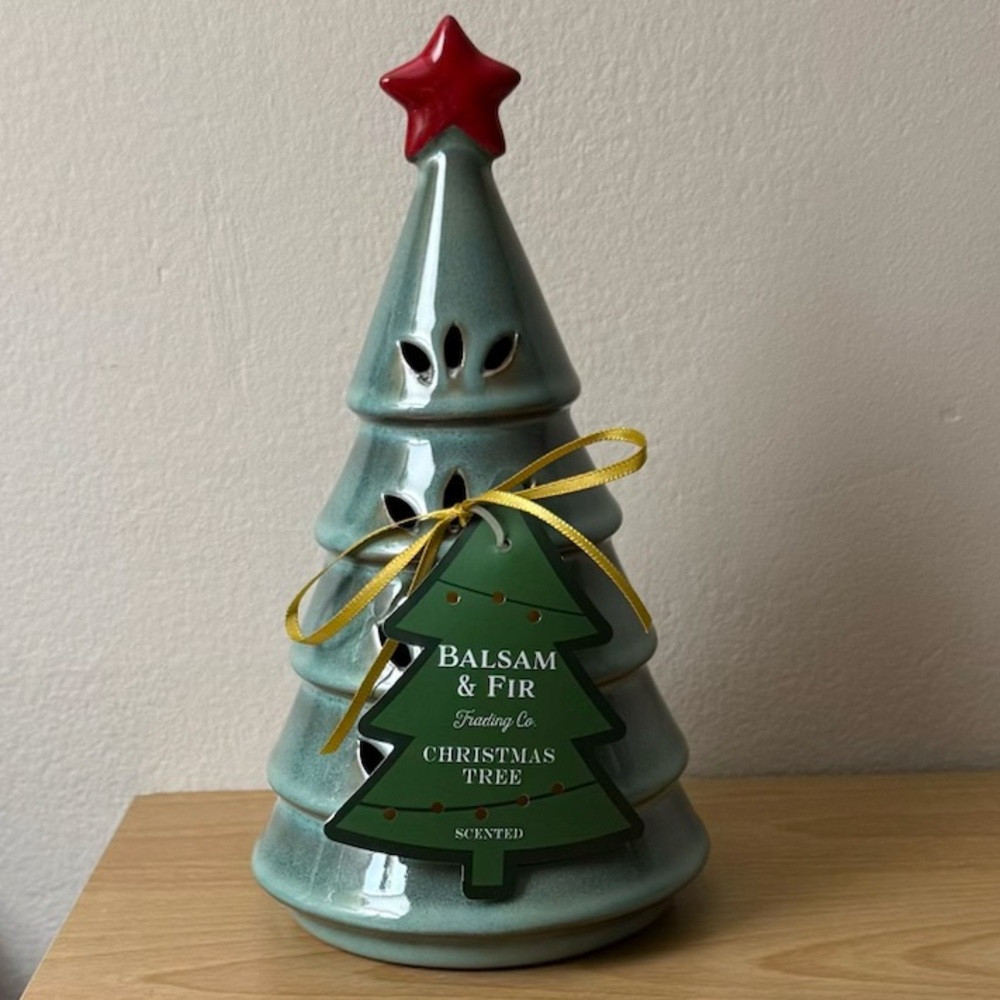 Balsam & Fir Scented Ceramic Christmas Tree